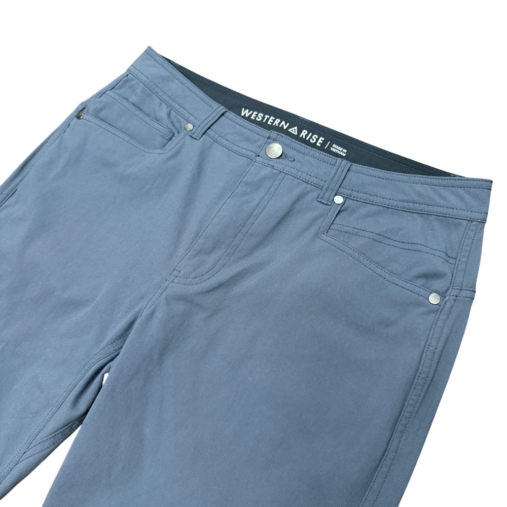 Western‎ Rise Evolution Pants Mens 32 Grey Technical Performance Travel Stretch
